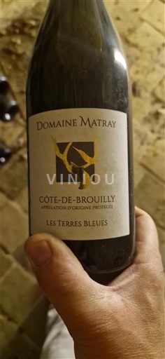Beaujolais Côte-de-brouilly Domaine Matray Les Terres Bleues Ikke årgangsbestemt