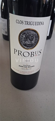 Sud-Ouest Cahors Clos Triguedina Probus 2015