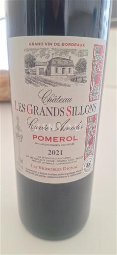 Bordeaux Pomerol Château Les Grands Sillons Arnoldis 2021