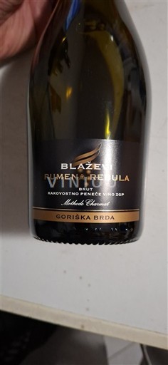 Primorje Goriška Brda Blaž Rumena Rebula Brut 2023