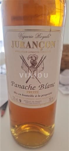 Sydvestfrankrig Jurançon Vignerie Royale Panache Blanc Ikke årgangsbestemt