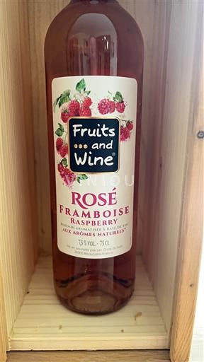 Sydväst Sudvästra Frankrike Fruits and Wine Rosé Framboise Icke årgångsbetecknad