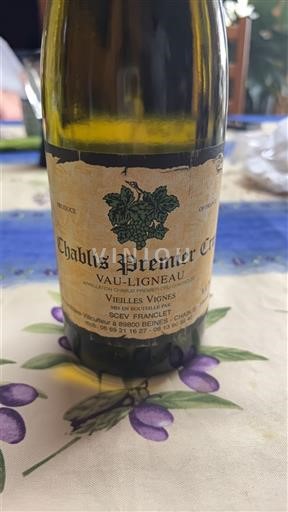 Burgundy Chablis Premier Cru Scev Franclot Vieilles Vignes Vau-Ligneau 2022