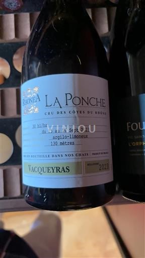 Rona dolina Vacqueyras Karinea La Ponche 2023