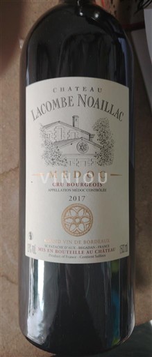 Bordeaux Médoc Château Lacombe Noaillac 2017