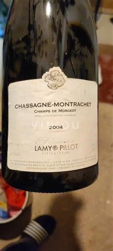 Bourgondië Chassagne-Montrachet Premier Cru Lamy Pillot Champs de Morgeot 2004