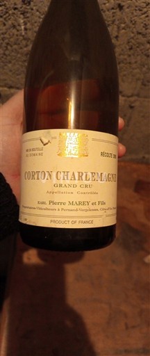 Bourgogne Corton-charlemagne Grand Cru Pierre Marey et Fils Không niên vụ