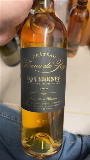 Bordeaux Sauternes Château Riveau du Roy 2012