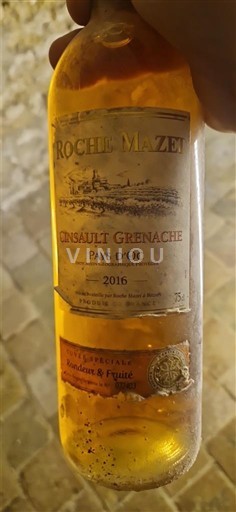 Languedoc-Roussillon Pays d'Oc Roche Mazet Cinsault Grenache 2016