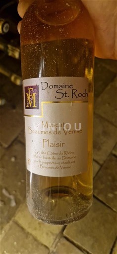 Thung lũng Rhône Muscat-de-beaumes-de-venise Domaine St Roch Plaisir Không niên vụ