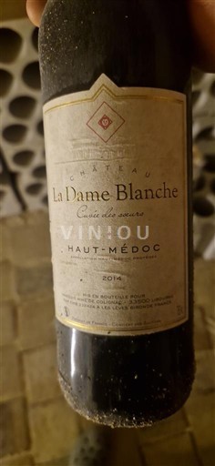 Bordeaux Haut-Médoc La Dame Blanche réserve 2014