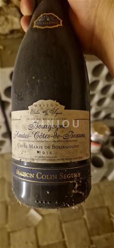 Bourgogne Hautes Côtes de Beaune Maison Colin Seguin Marie de Bourgogne 2015
