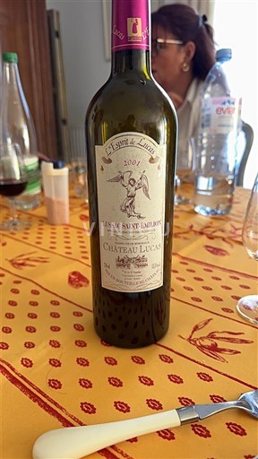 Bordeaux Lussac-saint-émilion Château Lucas L'Esprit de Lucas 2001