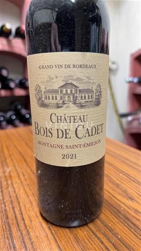 Bordeaux Montagne-saint-émilion Château Bois de Cadet 2021