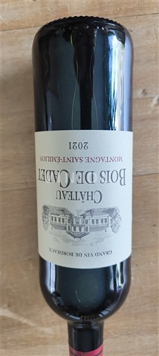Вина Rouge sec Château Bois de Cadet 2021 Francuska Bordo Montanja Sen Emilion AOC