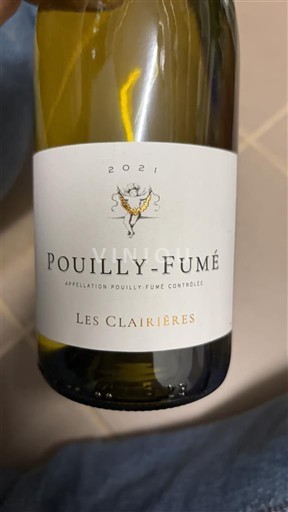 Údolí Loiry Pouilly-fumé Les Clairières 2021