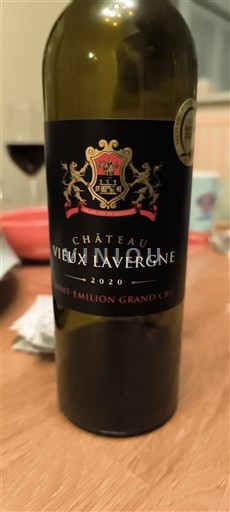 Bordeaux Saint-Émilion Grand Cru Grand Cru Château Vieux Lavergne 2020