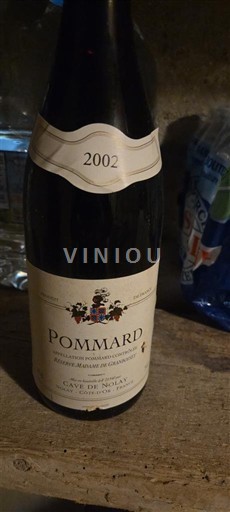 Burgundi Pommard Cave de Nolay 2002