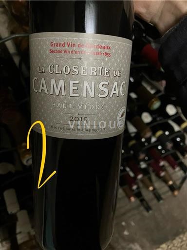 Bordeaux Haut-Médoc La Closerie de Camensac 2015