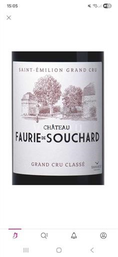 Bordeaux Saint-Émilion Grand Cru Grand Cru Classé Château Faurie de Souchard Neročník