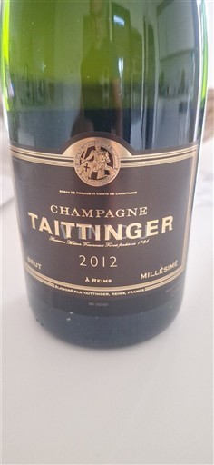 Champagne Sâm-panh Taittinger Brut Millésimé 2012