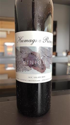 Viner Rouge sec Humagne Rouge Pierre-Antoine Crettenand 2019 Schweiz Valais Valais AOC AOC