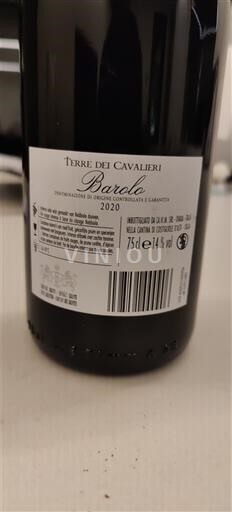 Piemonte Barolo Terre dei Cavalieri 2020