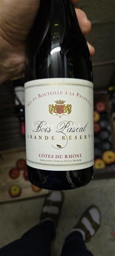 Thung lũng Rhône Côtes-du-rhône Bois Pascal Grande Réserve 2023