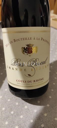Rhône Valley Côtes du Rhône Bois Pascal Grande Réserve 2023