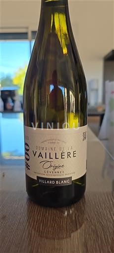Linguadoca e Rossiglione Cévennes Domaine La Vaillère Origine 2023