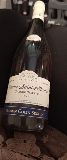 Burgundy Aloxe-Corton Maison Colin Seguin Grande Réserve 2021