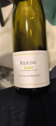 Lazio Cantina Le Macchie Riesling 2024