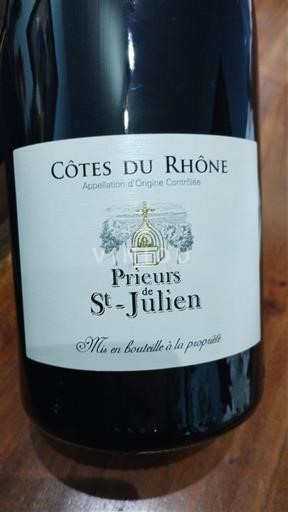 Thung lũng Rhône Côtes-du-rhône Prieurs de St-Julien 2023