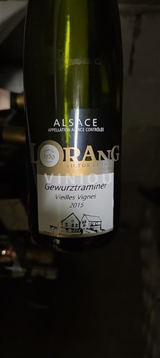 Alsacia Victor Lorant Vieilles Vignes 2015