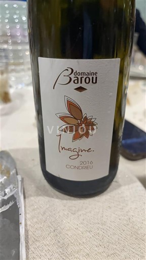 Rhône Valley Condrieu Domaine Barou Imagine 2016