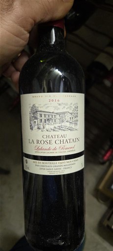 Bordeaux Lalande-de-pomerol Château La Rose Chatain 2016