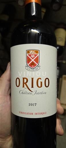 Bordeaux Château Jeantieu Origo 2017