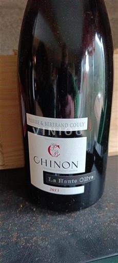 Vallée de la Loire Chinon Pierre & Bertrand Couly La Haute Olive 2013