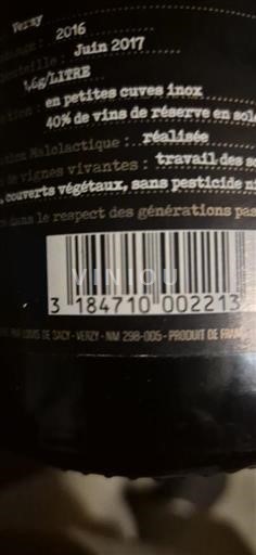 Champagne Sâm-panh Veuve Olivier & Fils 2016