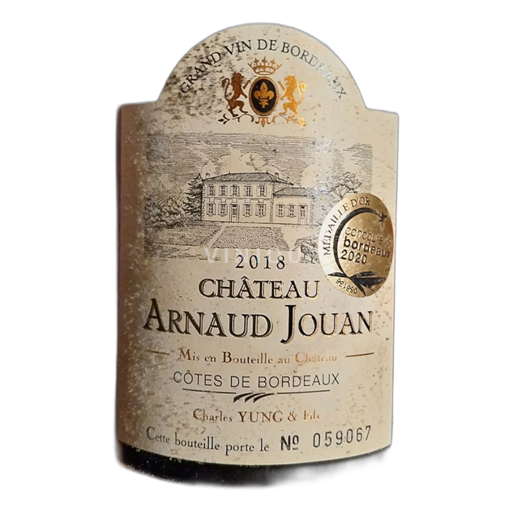 Bordeaux Côtes-de-Bordeaux Château Arnaud Jouan Prestige 2018