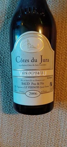 Jura Côtes du Jura Baud Père & Fils Vin de Paille 2006