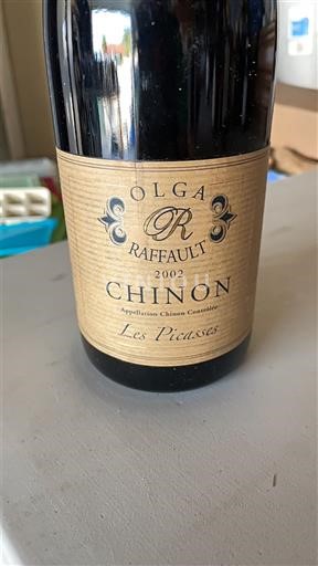 Thung lũng sông Loire Chinon Olga Raffault Les Picasses 2002