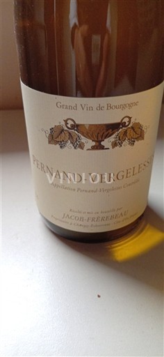 Burgundy Pernand-Vergelesses Grand Cru JACOB-FREREBEAU 2021