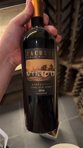 Vùng trồng nho được cấp phép California Lodi Jacuzzi Family Vineyards Zinfandel Lodi Old Vines 2016