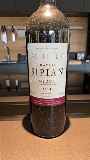 Bordeaux Médoc Château Sipian Altitude 2014