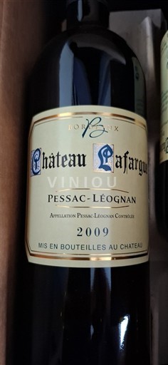 Bordeaux Pessac-Léognan Château Lafargue 2009