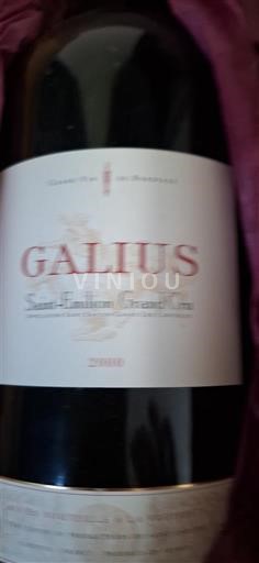 Bordéus Saint-Émilion Grand Cru Galius 2000