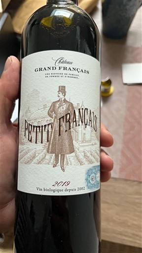 Bordeaux Bordeaux superiore Château Grand Français Petit Français 2019