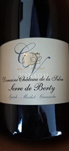 Alpy a Rhonské oblasti Coteaux de l'Ardèche Domaine La Selve Serre de Berty 2005