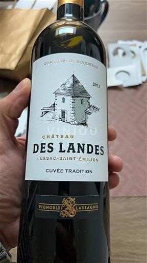 Bordeaux Lussac-saint-émilion Château Des Landes Tradition 2023